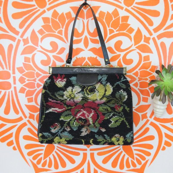 Jana Handbags - Vintage Large Carpet Bag Purse
